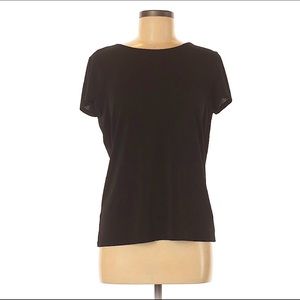 Express Open Back Top Black Size M